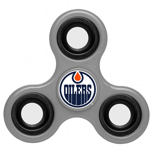 NHL Edmonton Oilers 3 Way Fidget Spinner G115 - Gray